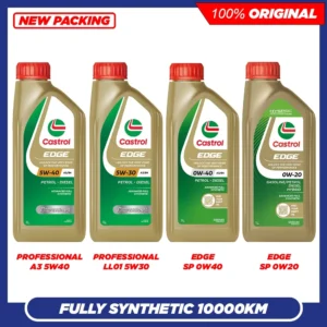 my-11134207-7ras8-m4smcopmx888a6.webp CASTROL EDGE PROFESSIONAL 5W40 SP A3B4 / LL01 5W30 / 0W20 0W40 SP Fully Synthetic Engine Oil (1L)